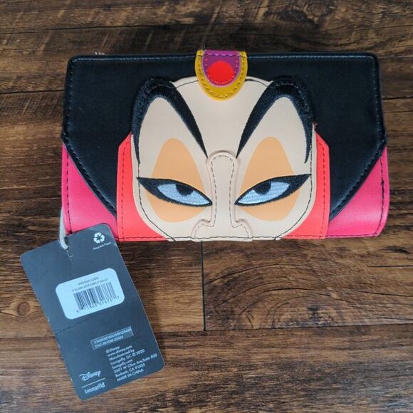 Loungefly Disney Aladdin Jafar Mini Backpack WDBK1149 Wallet WDWA1269 Set - Picture 8 of 12